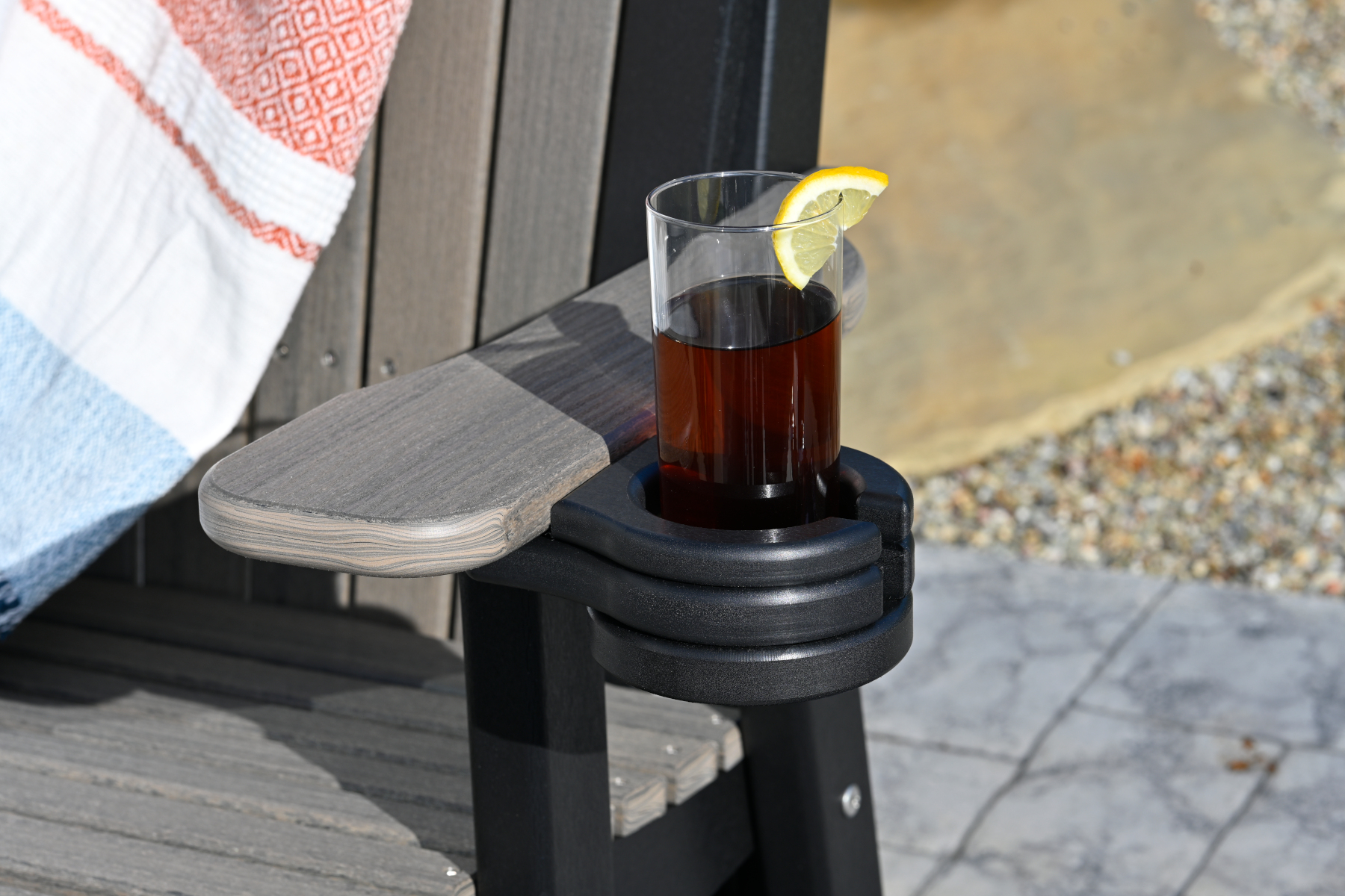 Stationary Cupholder in Black