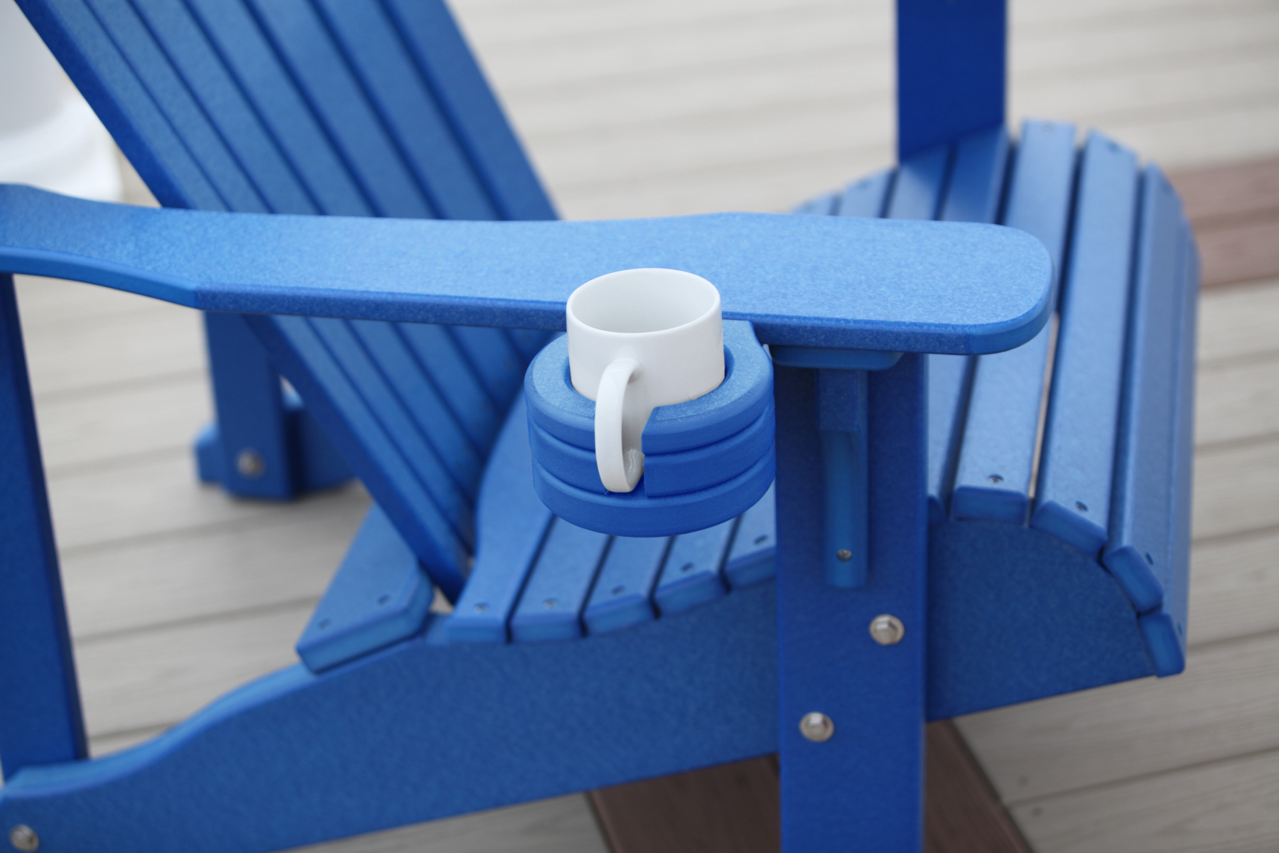 Stationary Cupholder in Blue