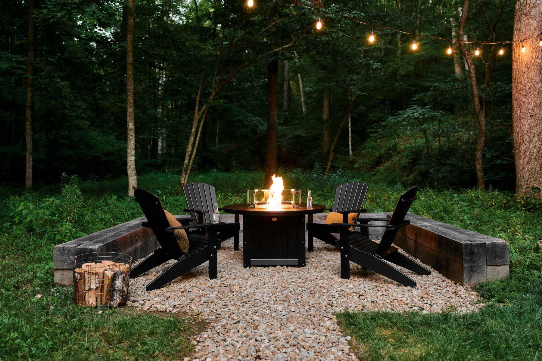 46" Round Lumin Fire Pit 