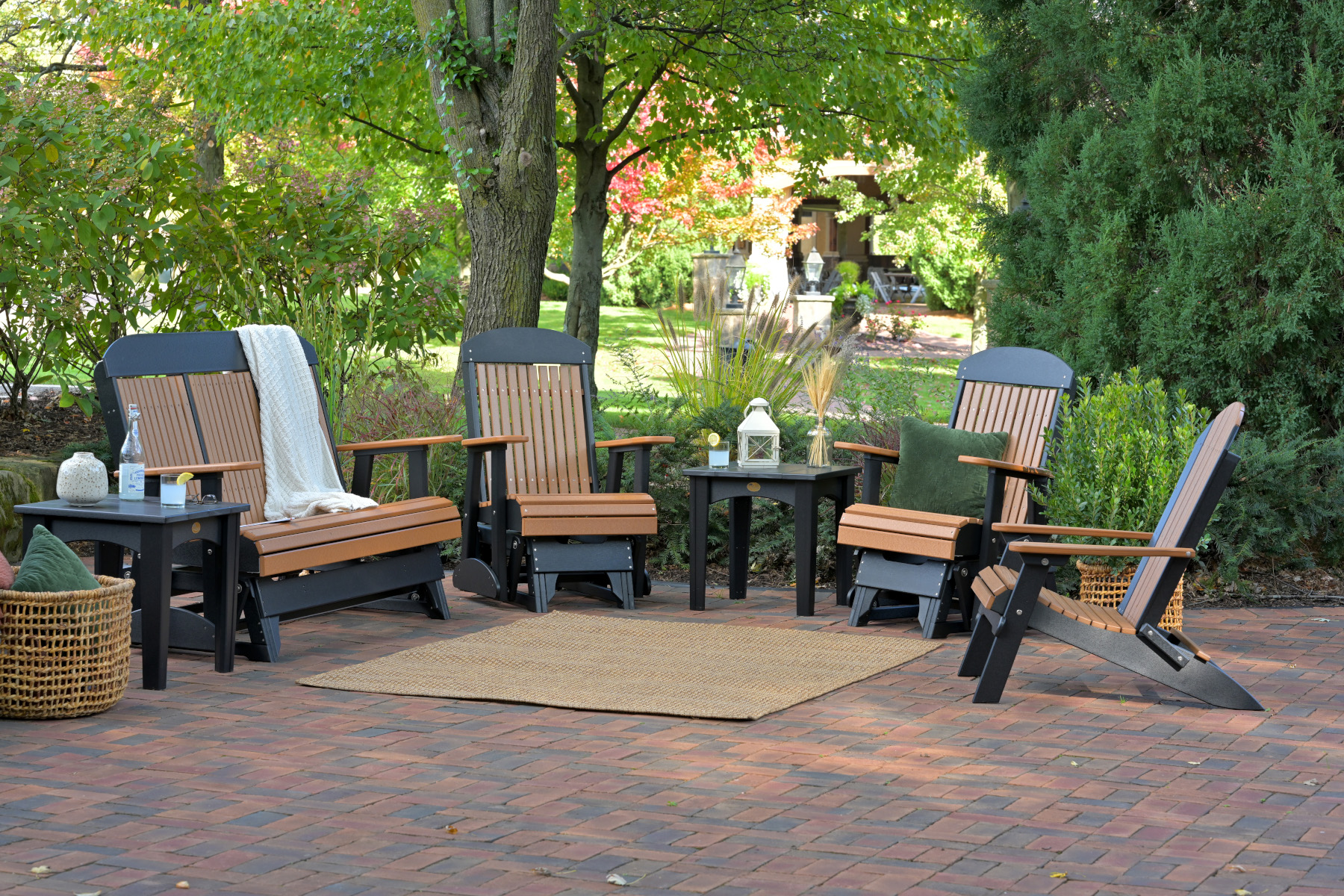 Classic Glider Collection in Cedar & Black