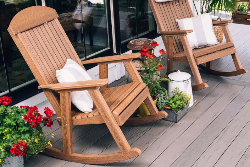 Poly Porch Rocker by Luxcraft