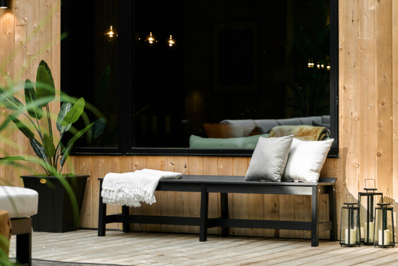 Cafe Dining Benches by Luxcraft