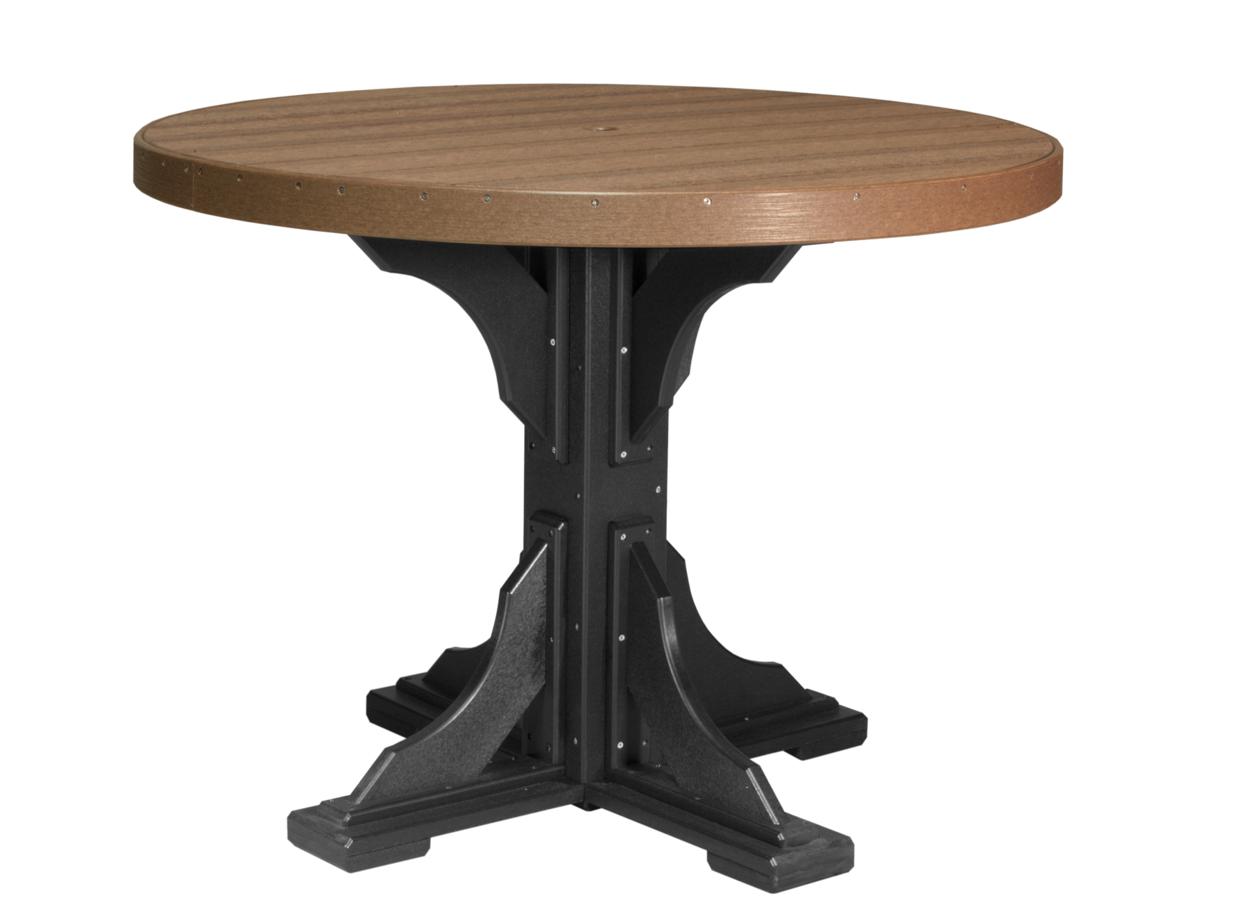 4' Round Poly Counter Height Table by Luxcraft