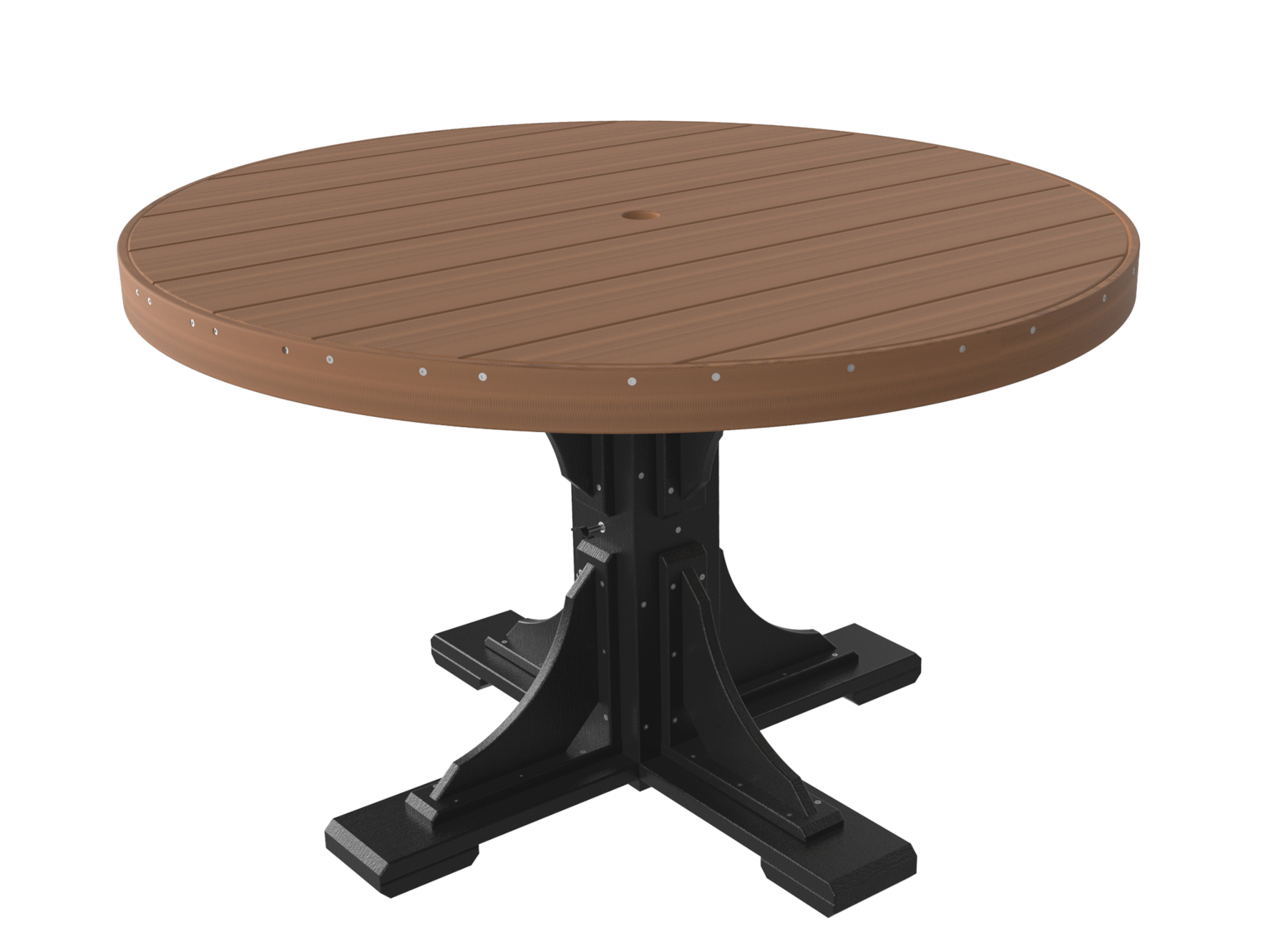 4' Round Poly Dining Height Table by Luxcraft