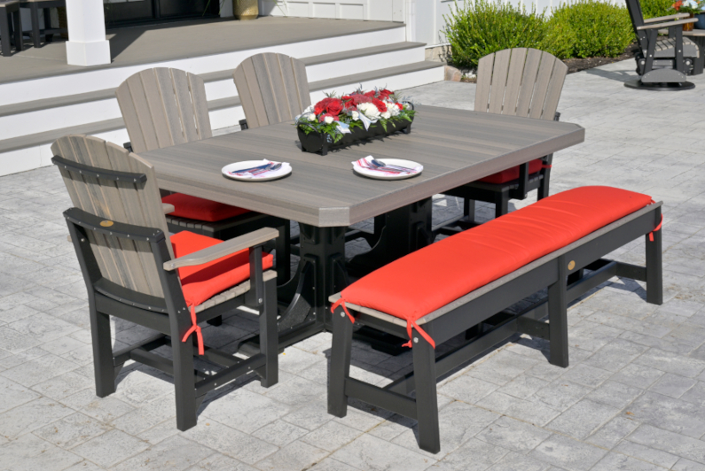 Rectangular Poly Table by Luxcraft