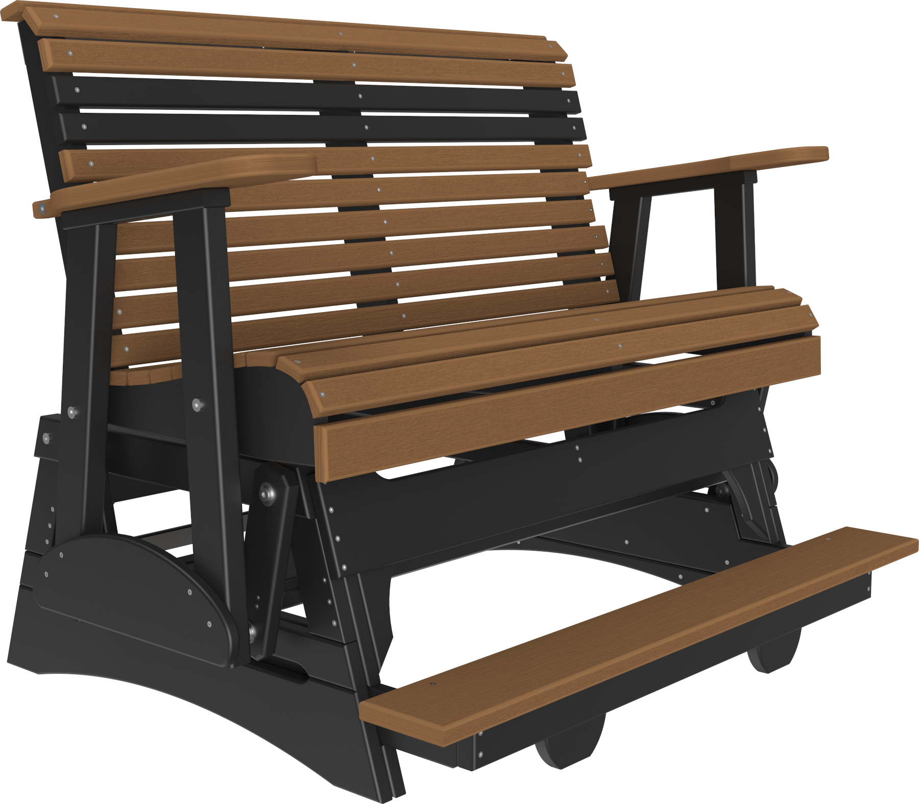 4' Plain Poly Glider- Balcony Height by Luxcraft