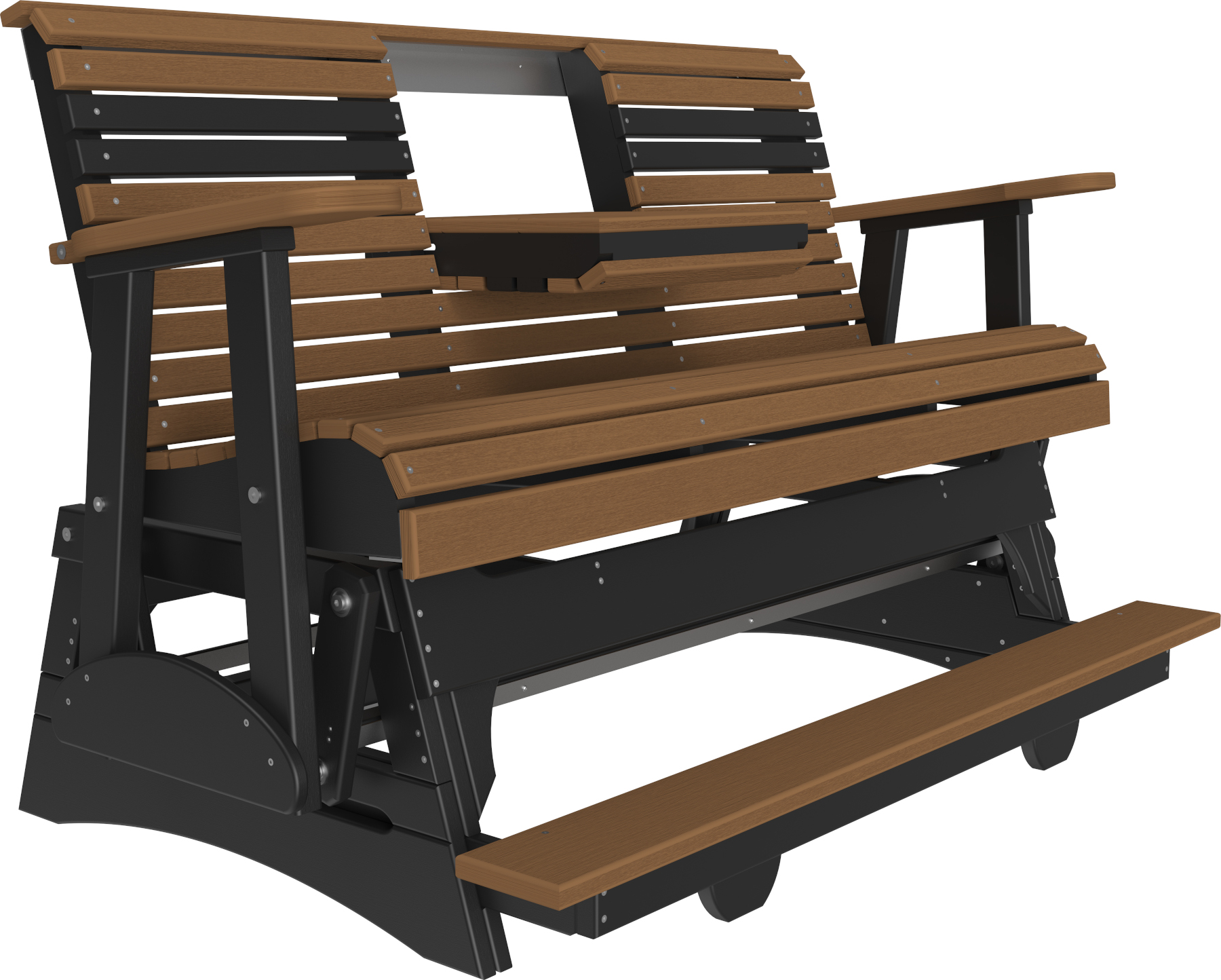 5' Plain Poly Glider- Balcony Height by Luxcraft