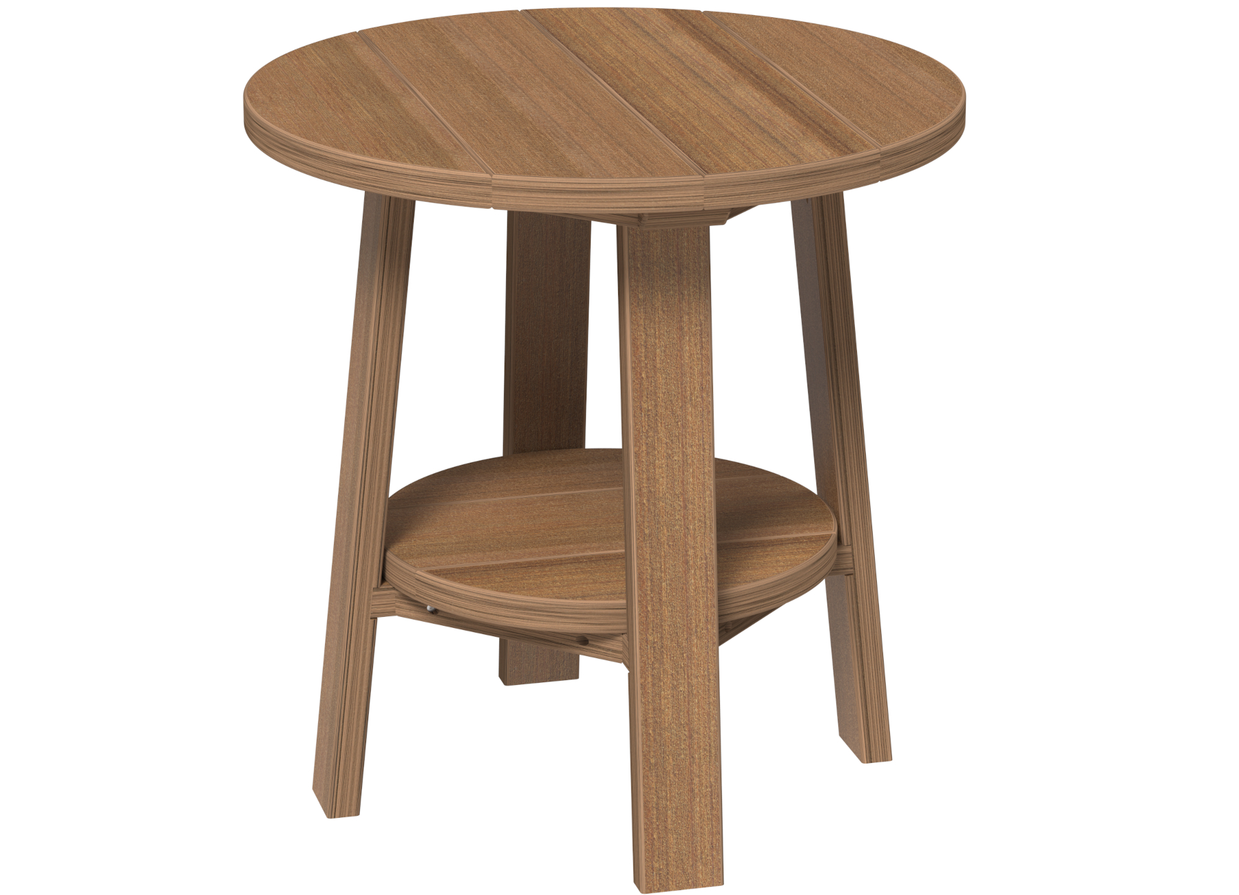 Poly Deluxe End Table by Luxcraft in Antique Mahogany