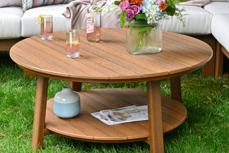 Deluxe Poly Conversation Table by Luxcraft