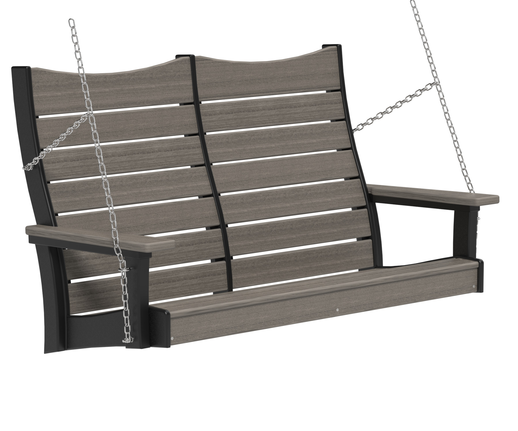 4' LX Contour Swing in Coastal Gray on Black