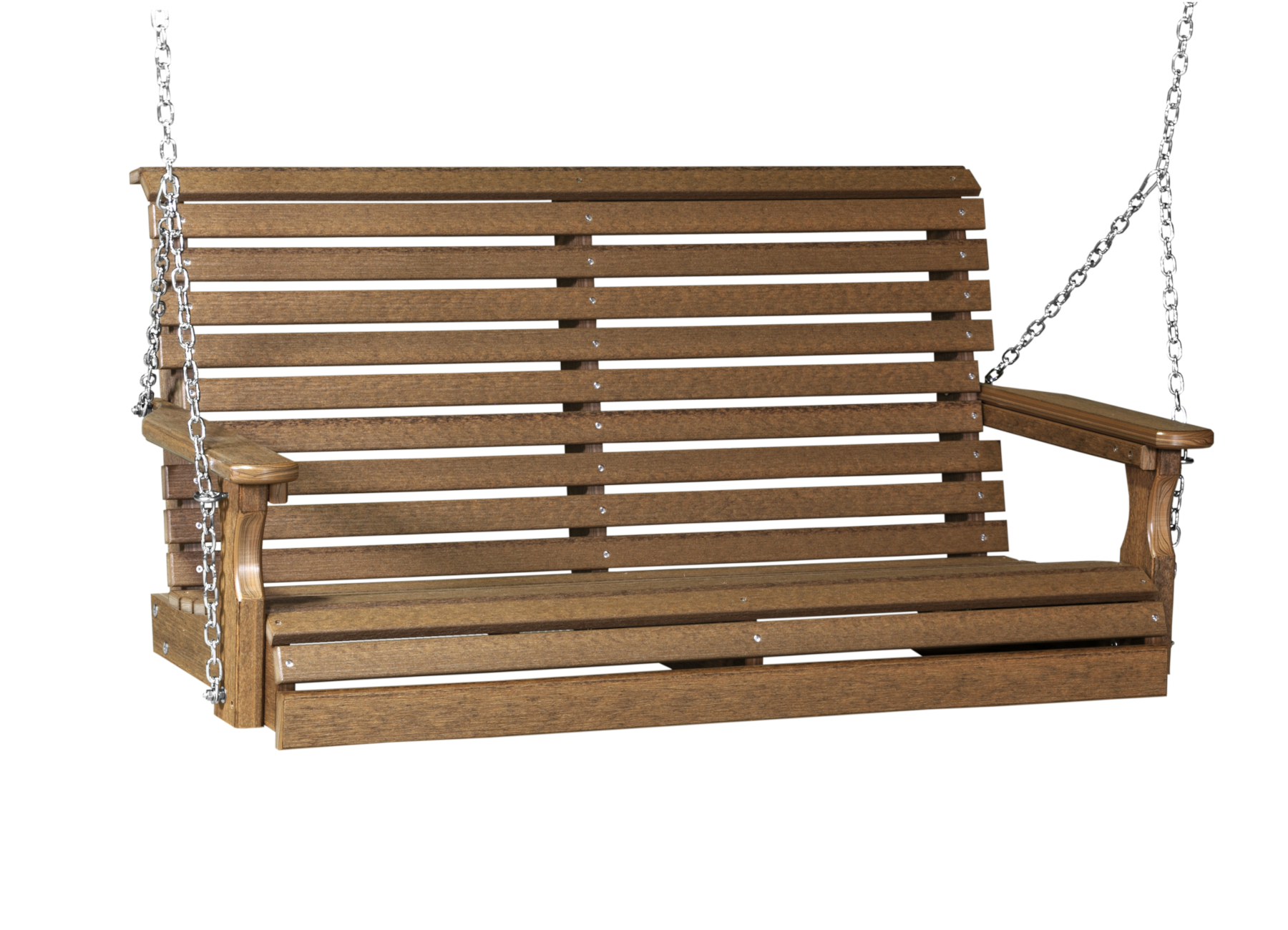 4' Plain Poly Swing by Luxcraft in Antique Mahogany
