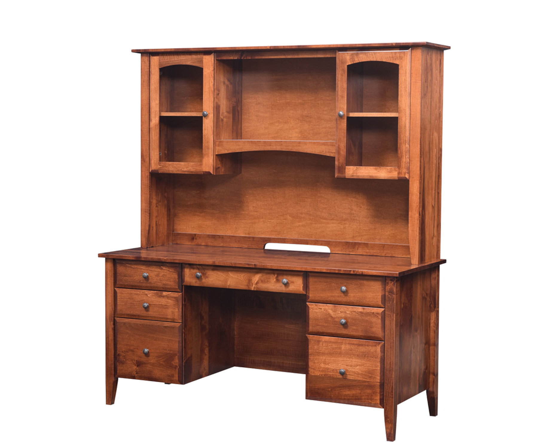 Hampton Wall Unit Desk & Hutch
