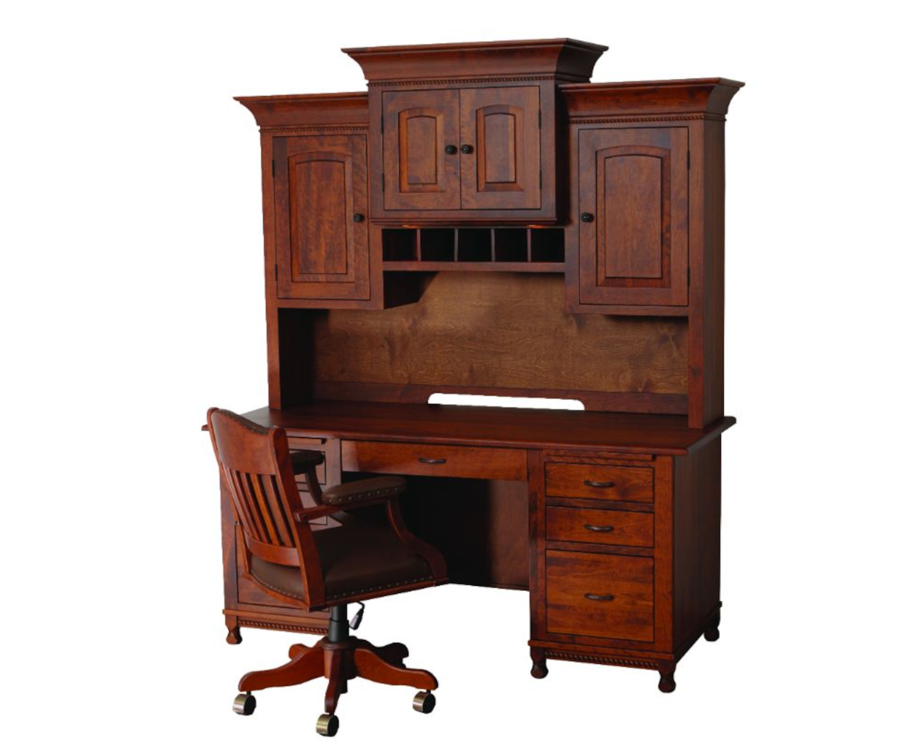 Henry Stephens Wall Unit Desk & Hutch (sold separately)