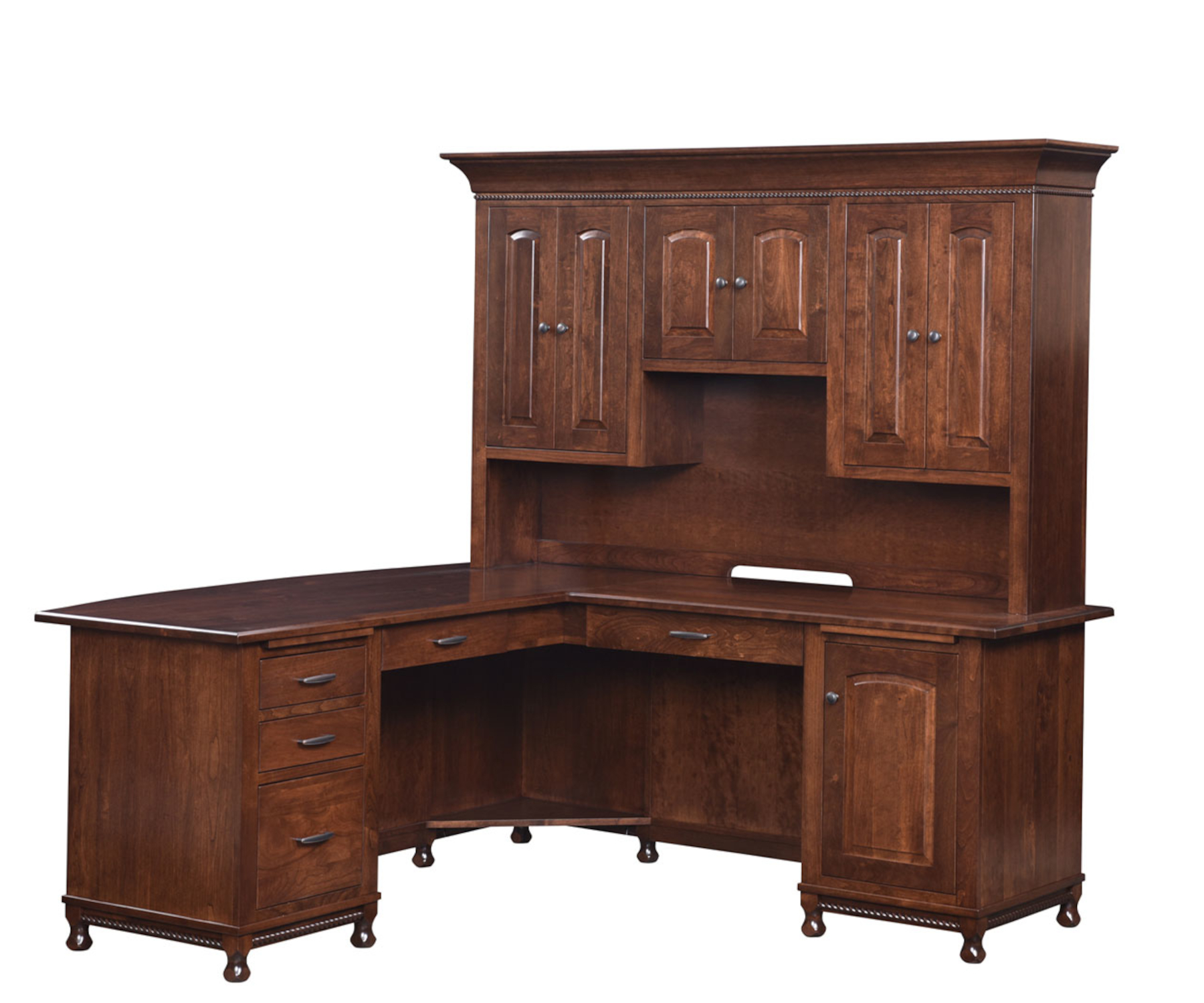 Henry Stephens L-Corner Desk & Hutch