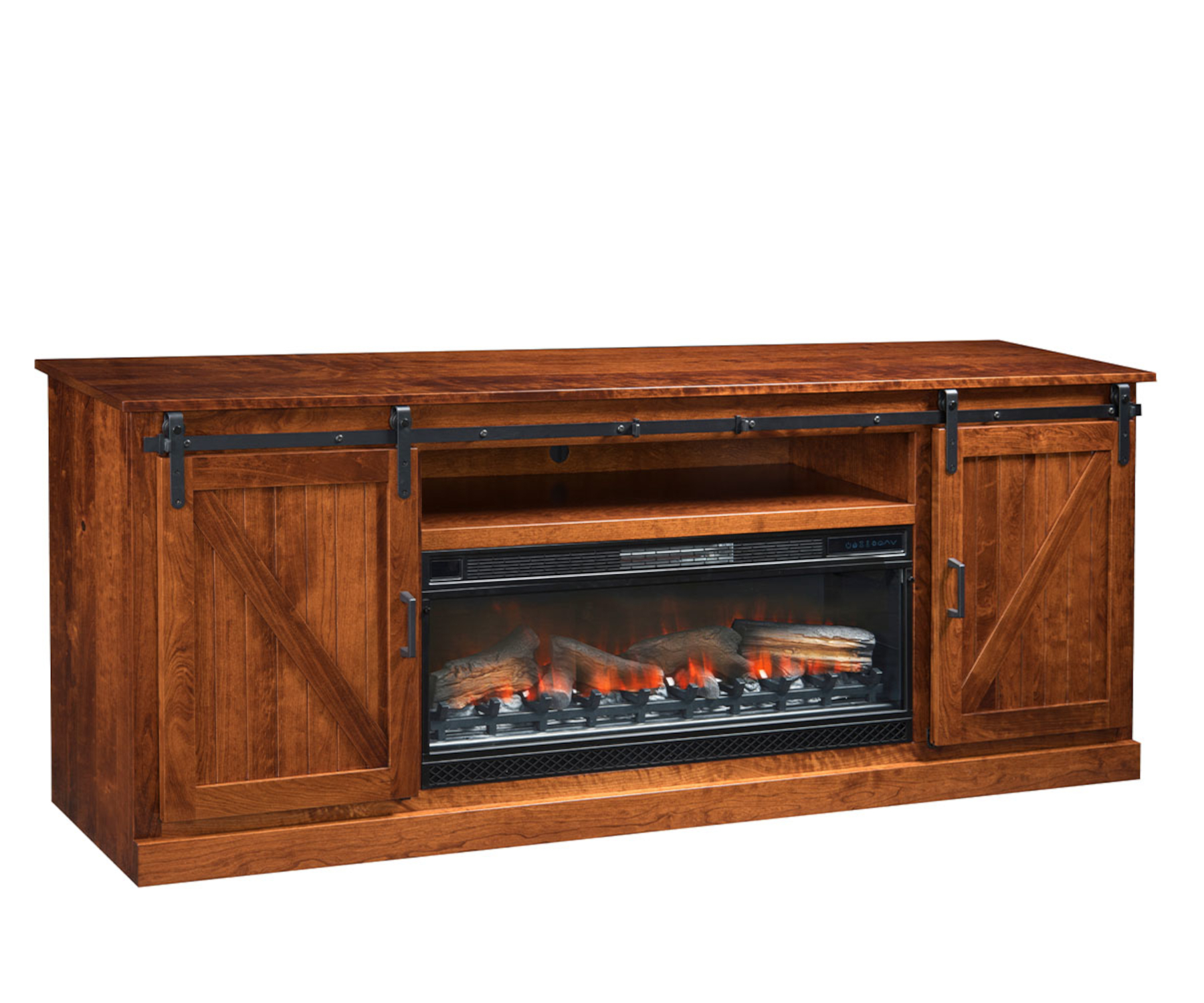 Rockford TV Consoles with Fireplace Insert 