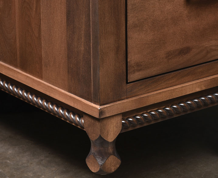 Henry Stephens Knee Hole Desk Base Detail