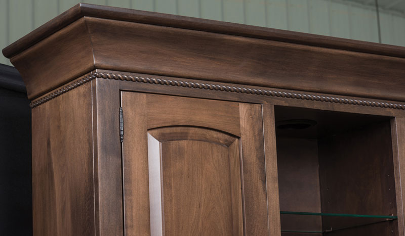 Henry Stephens Knee Hole Desk Hutch Detail