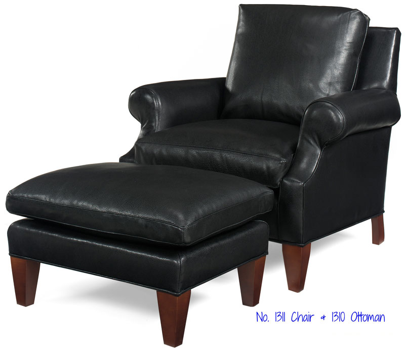 Roxy Ottoman 1310 and Roxy Chair 1311
