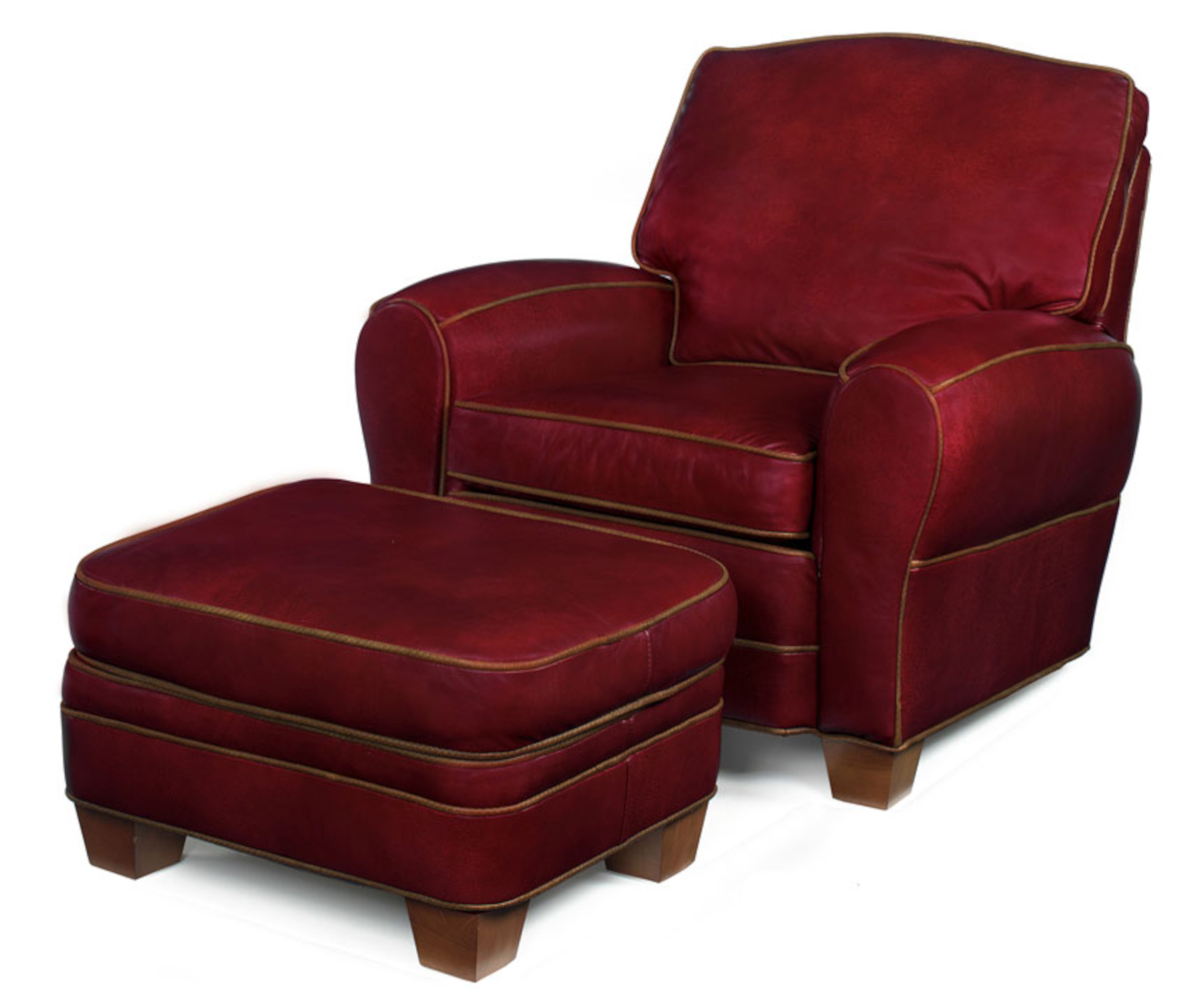 Stetson Chair & Ottoman by McKinley Leather (sold separately)