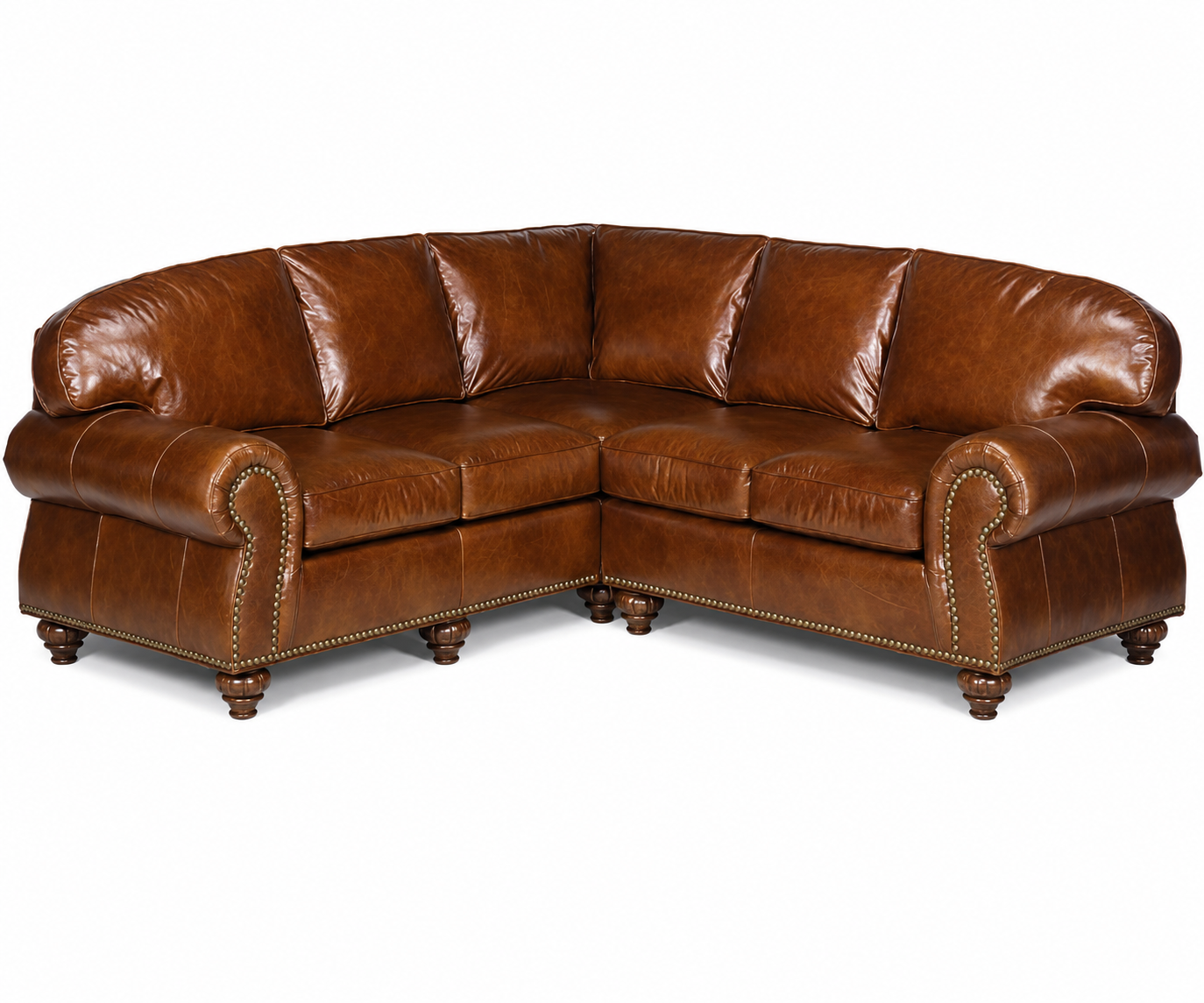 Stella Sectional by McKinley Leather