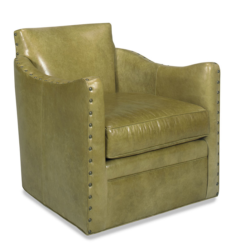 237-S Rilan Swivel Chair by McKinley Leather