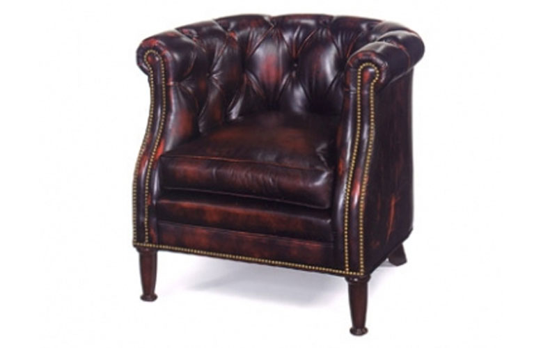 252 Sylvester Tub Chair by McKinley Leather