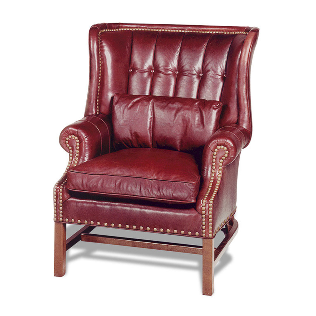 261 Hamilton Library Wing Chair by McKinley Leather