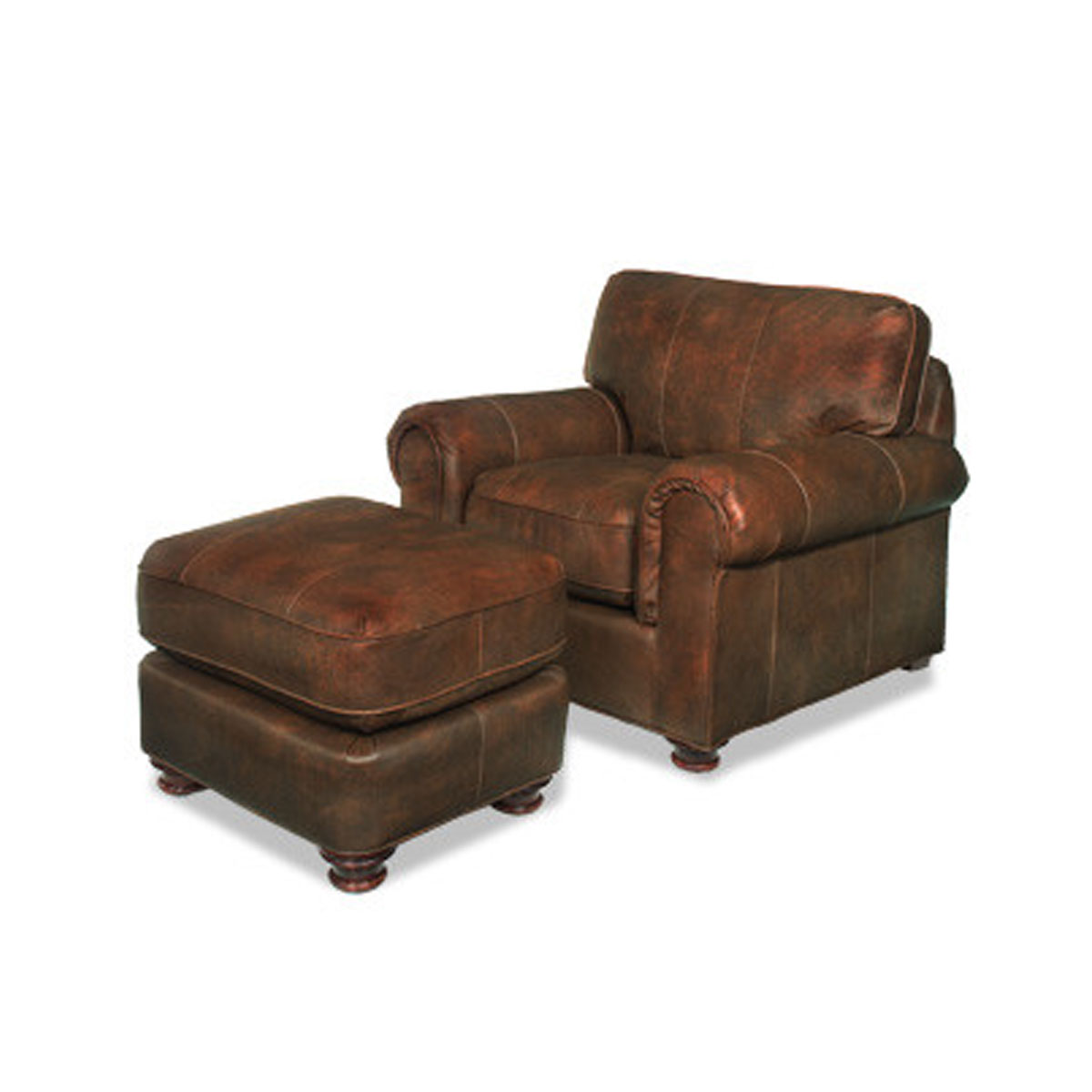 3101 Torres Chair and Ottoman by McKinley Leather 