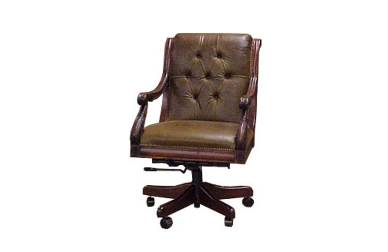 511 J. Neal Rutland Executive Swivel Chair by McKinley Leather