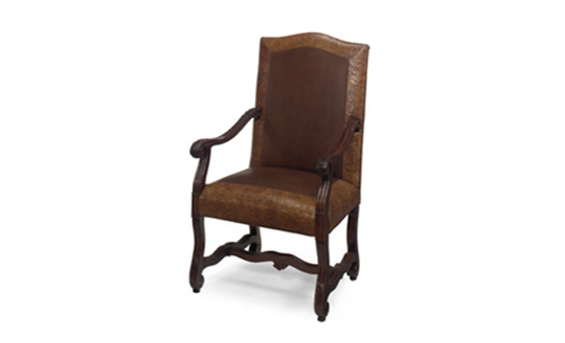 583 J. Neal Plantation Arm Chair by McKinley Leather