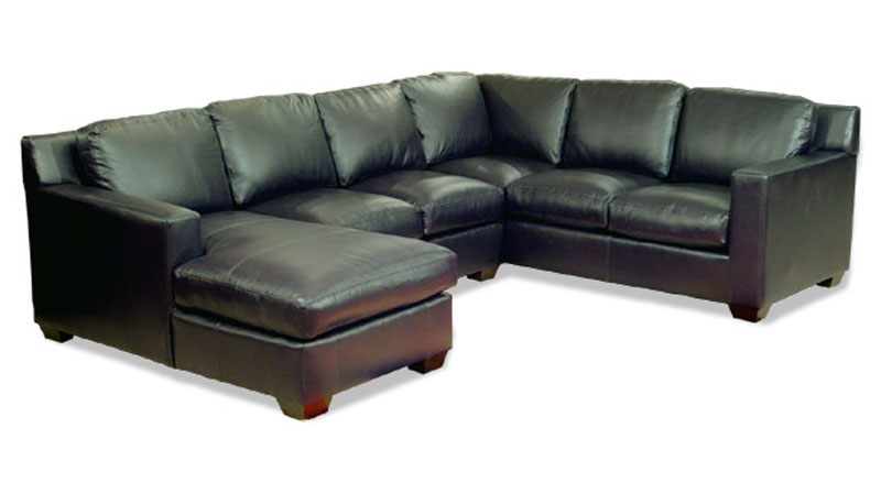 2105 Manhattan Sectional by McKinley Leather