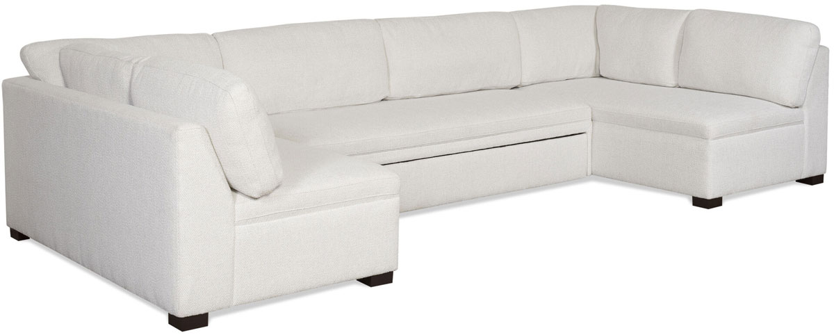 2855 Bennett Sectional with Trundle Bed by McKinley Leather