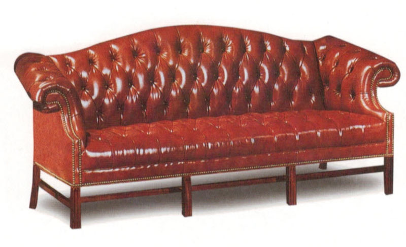 154-2 Sussex Chippendale Sofa by McKinley Leather