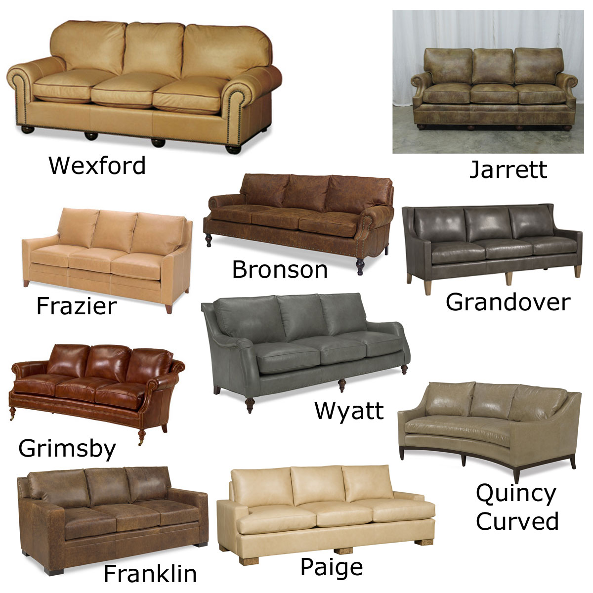 Mckinley outlet leather furniture