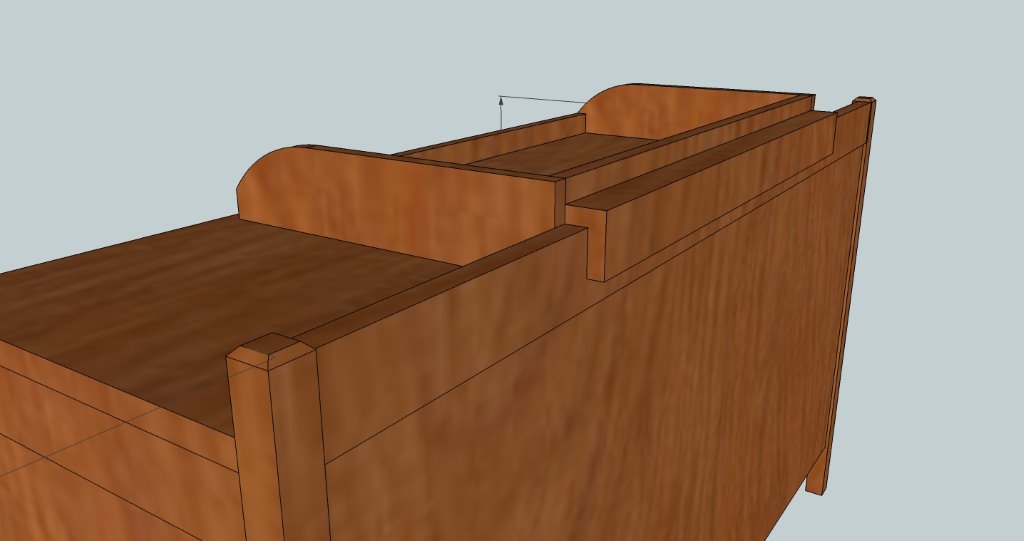 Mellion Double Dresser Back