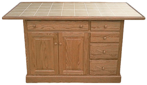 Traditional Raised Panel Island 74