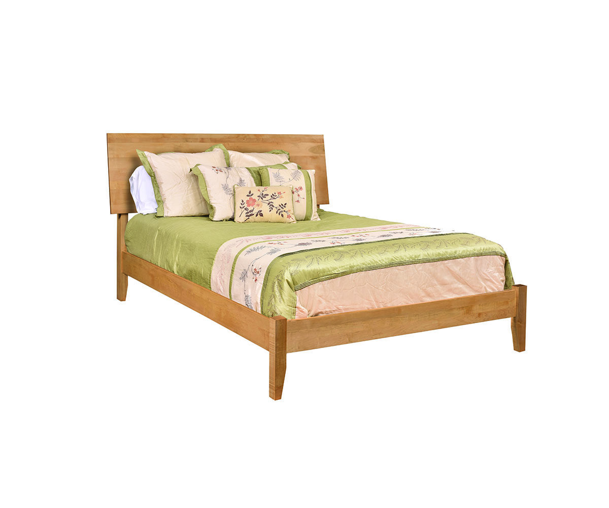 Lew Modern Panel Bed with Regular Footboard