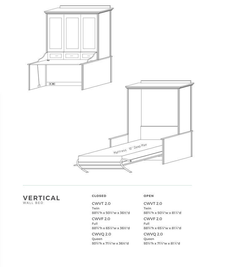 Comfort Wood Wall Dimensions