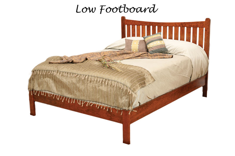 Dreamland Bed with Low Footboard