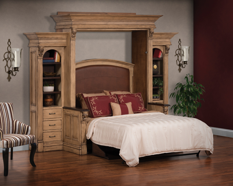 Serenity Wall Bed with a Queen Mattress Insert (mattress sold separately)