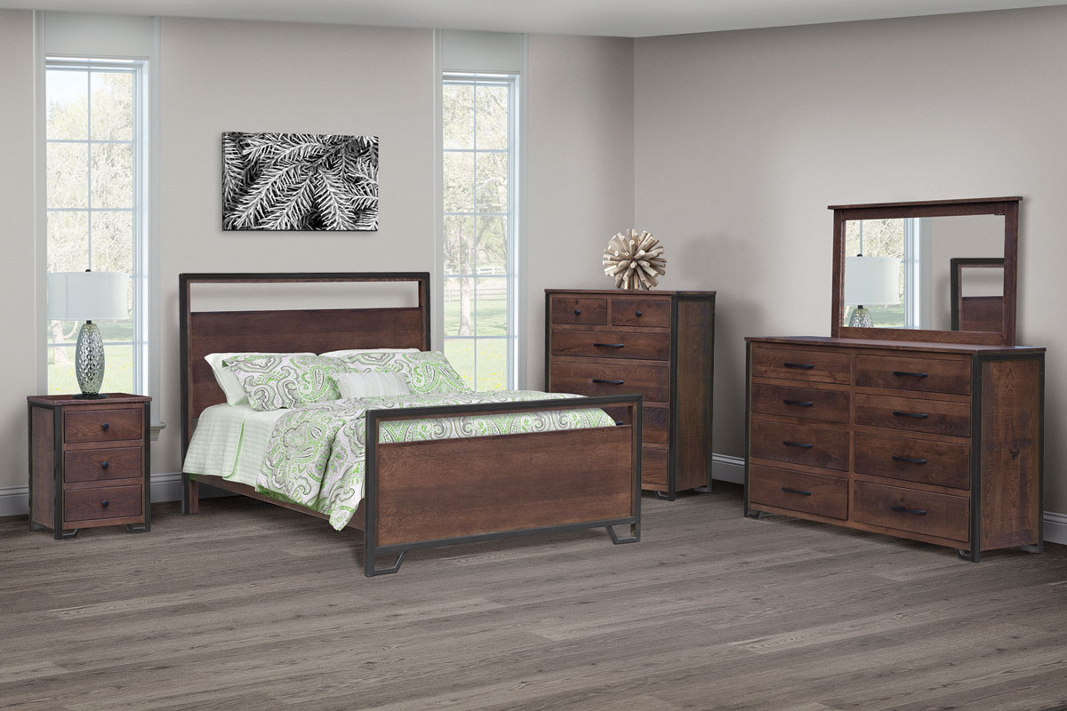 Iron Wood Bedroom Collection