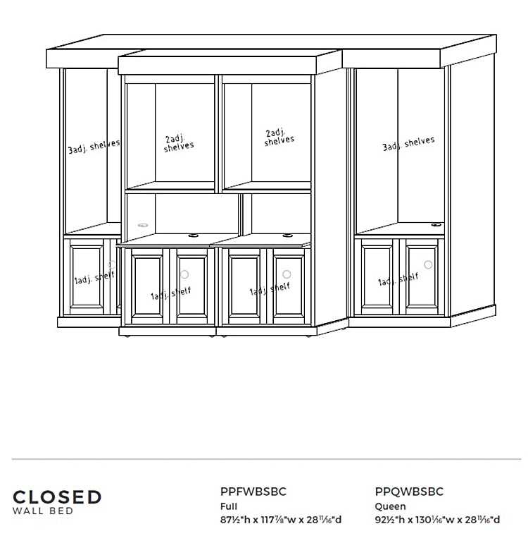 Pro-Pulse Murphy Bed Closed