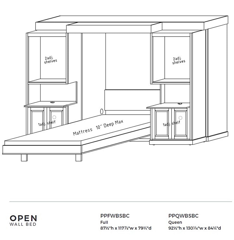 Pro Pulse Murphy Bed Open