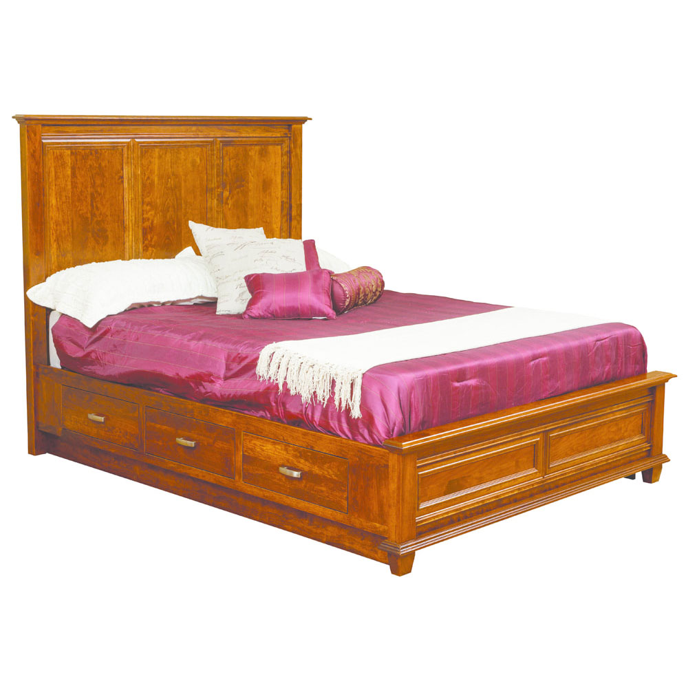 Rosedale Bed with Side rail Storage