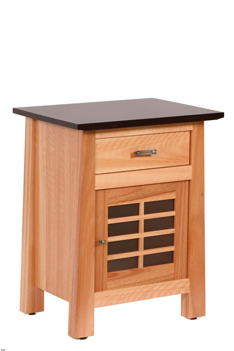 Olbrich Gardens 1 Drawer with Door Nightstand