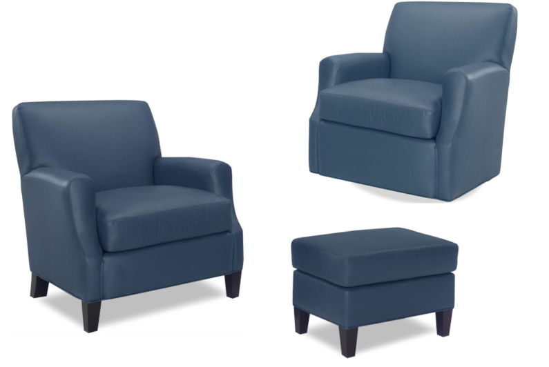 Brock Chairs & Ottoman by Temple Furniture