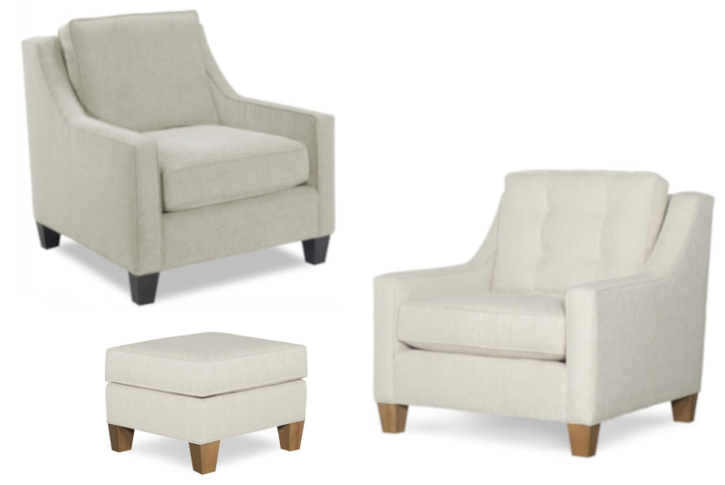Brody Chair & Ottoman by Temple Furniture