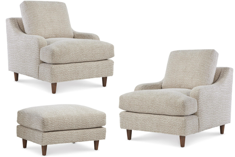 Brooklyn Chairs & Ottomans by Temple Furniture