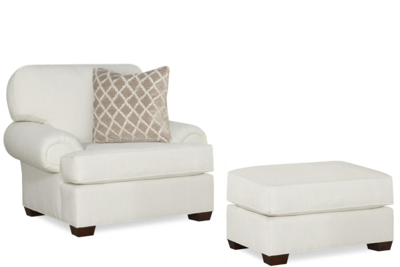 Comfy Chair & Ottoman by Temple Furniture