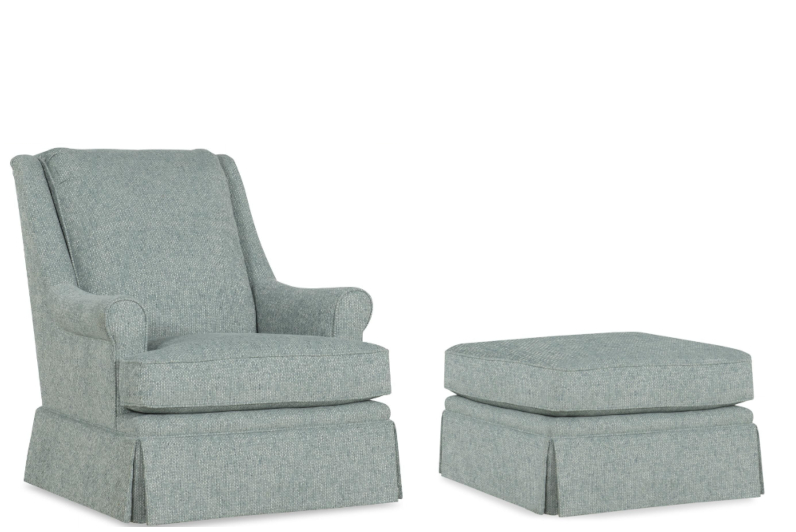 Robin Chair and Ottoman by Temple Furniture